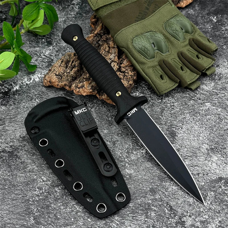 MKC V24 Fixed Blade Knife 9Cr13Mov G10 Handle Outdoor Hunting Tool