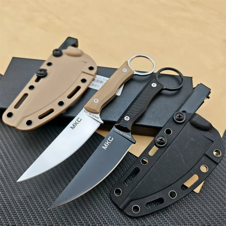 MKC Speedgoat Fixed Blade Knife Nylon Handle Outdoor EDC with Kydex
