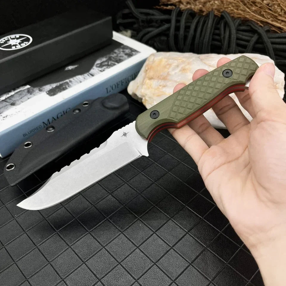 TOOR Style Fixed Blade Knife D2 G10 Outdoor Camping Survival Tool