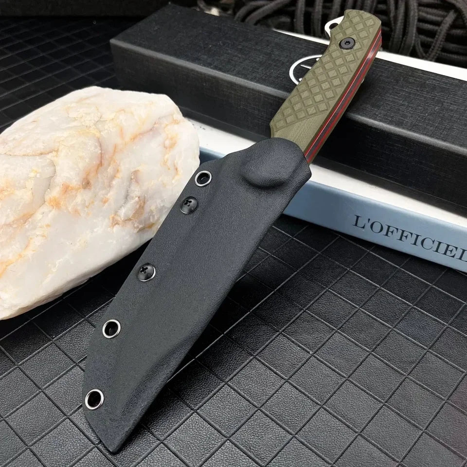 TOOR Style Fixed Blade Knife D2 G10 Outdoor Camping Survival Tool