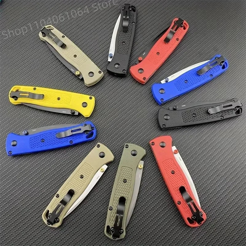 BM 535 Bugout Folding Knife Grivory Handle Ultra-Light EDC Outdoor