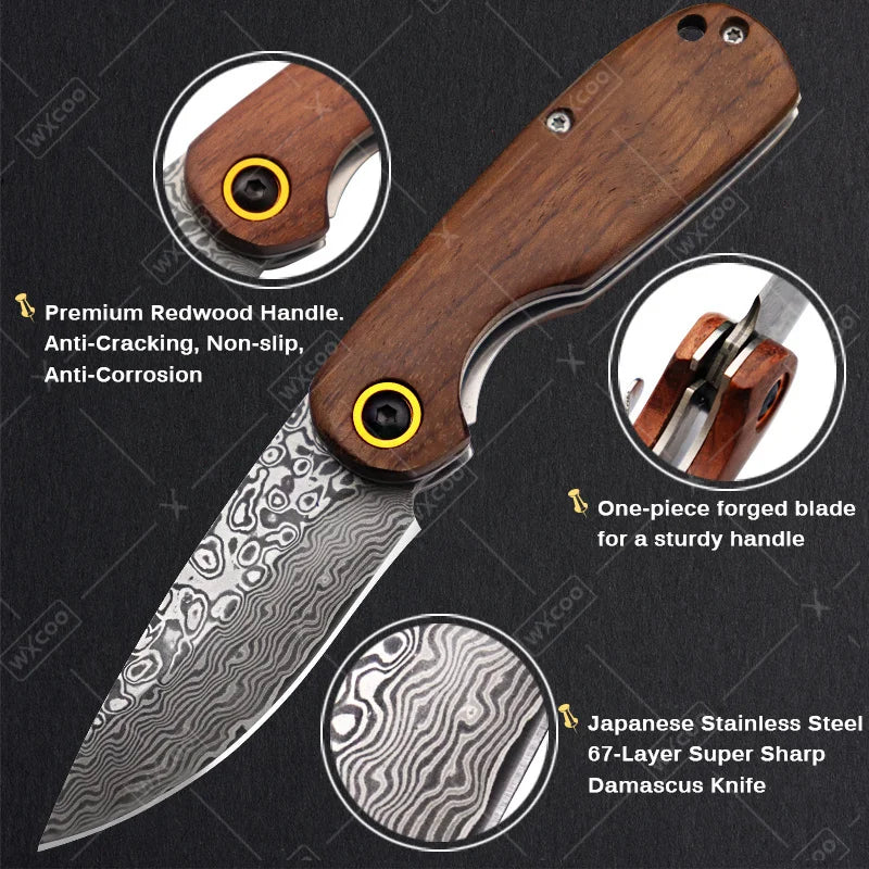 Mystery Gift Box with Multi Function Outdoor Folding Knife High Carbon Steel