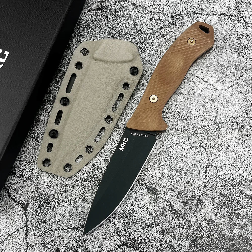 TF24 MKC Tactical Fixed Blade Knife with Kydex Sheath Outdoor EDC Tool