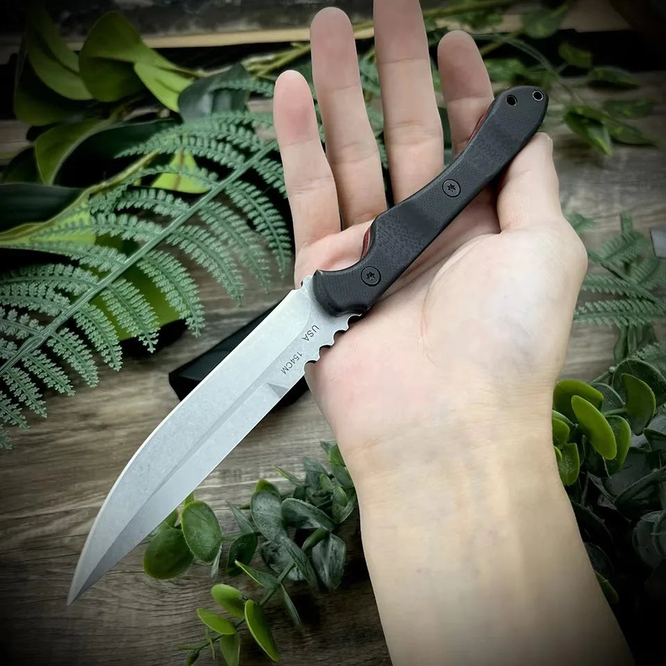 X-020 Tactical Fixed Blade Knife D2 Steel High Hardness Survival Tool