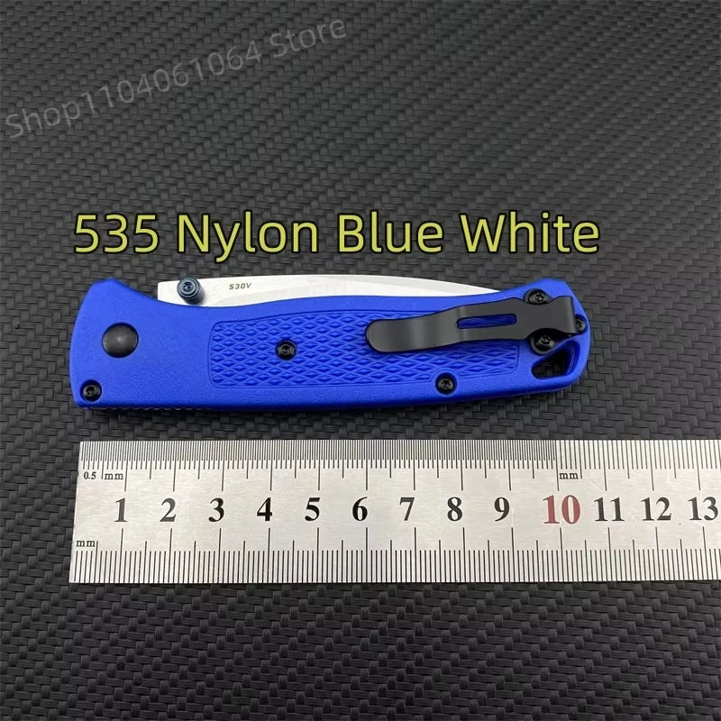 BM 535 Bugout Folding Knife Grivory Handle Ultra-Light EDC Outdoor