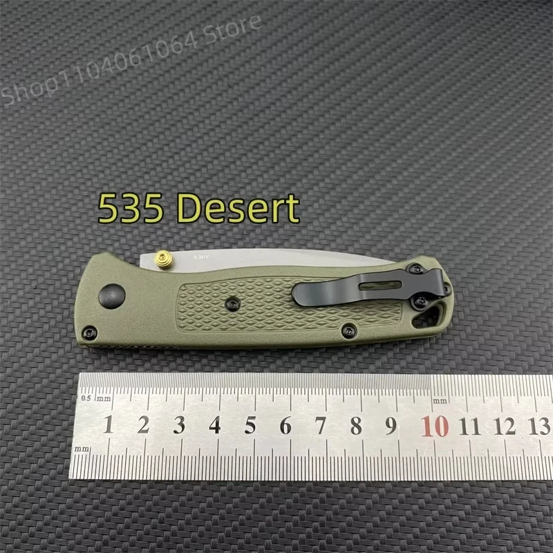 BM 535 Bugout Folding Knife Grivory Handle Ultra-Light EDC Outdoor