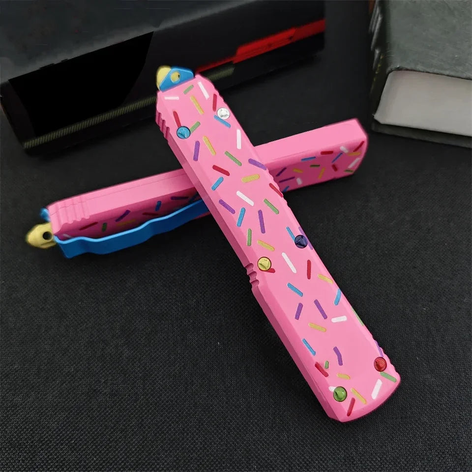 UT85 Multi-Function Pocket Knife D2 Blade, Aluminum Handle, Outdoor EDC Tool