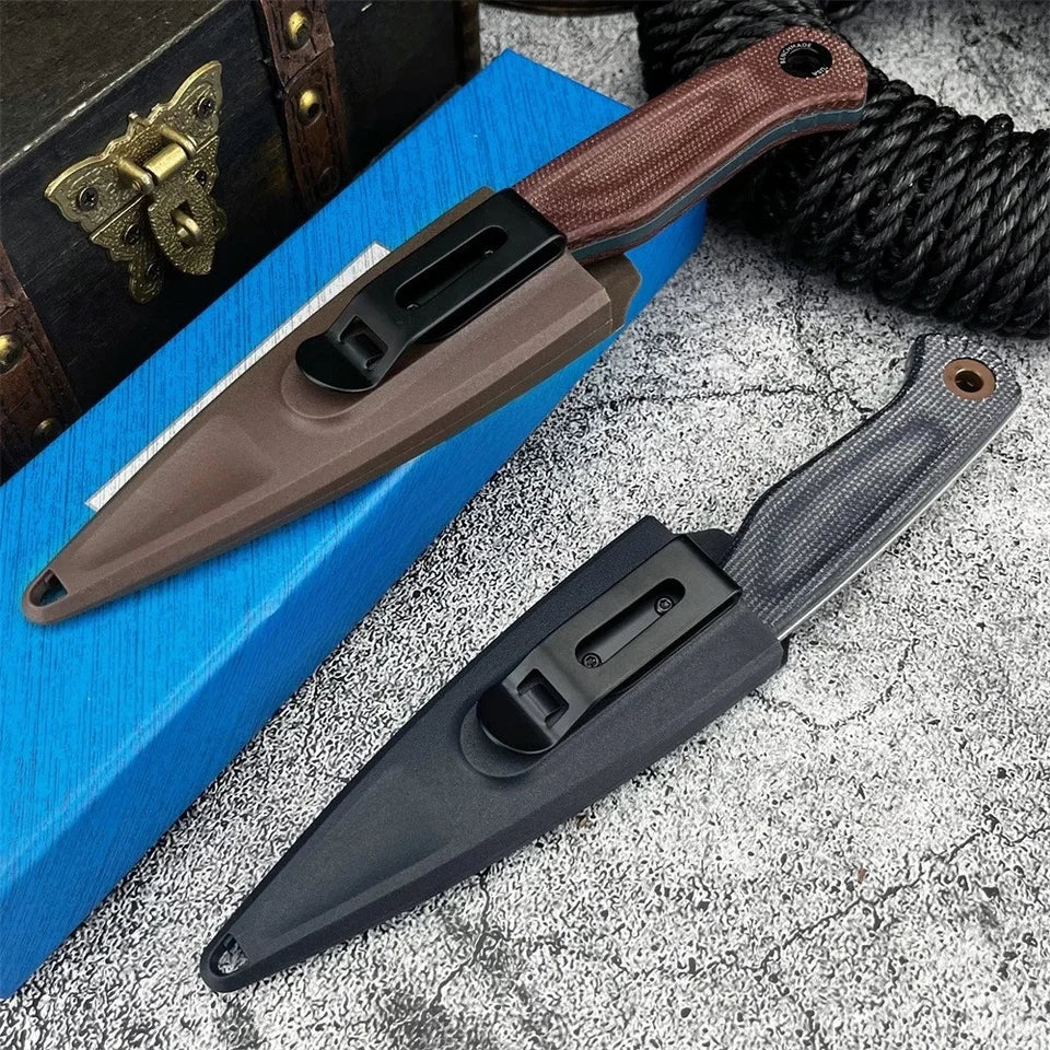 BM 203BT D2 Steel Fixed Blade Knife G10 Handle Outdoor Camping Tool